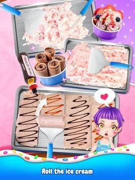 冷冻冰淇淋卷制作(Ice Cream Roll)
