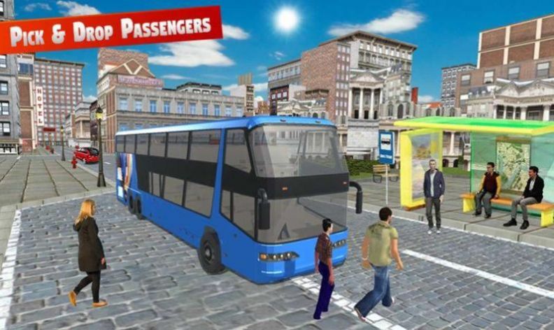 城市长途巴士模拟器3D(Modern Bus Game Simulator)