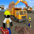 火柴人城市建设挖掘机(Stickman City Construction Excav)