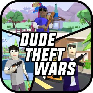 沙盒趣味模拟器盗贼战争(Dude Theft Wars)