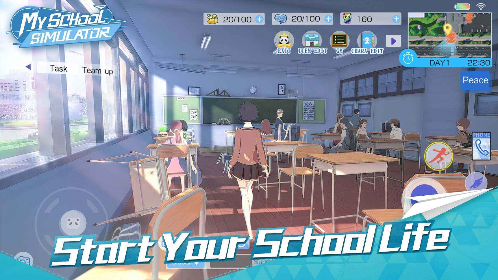 青春校园模拟器最新版(My School Simulator)