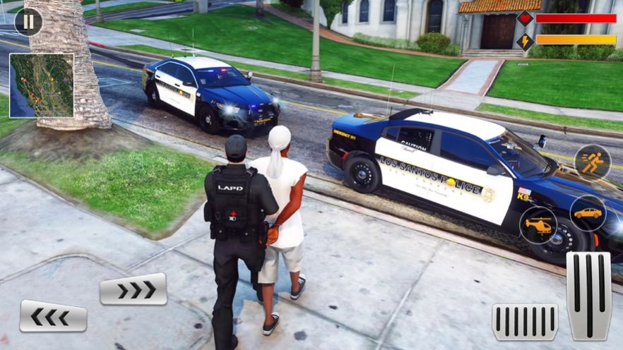 警察模拟器犯罪追逐(US Police Hummer Car Quad Bike Police Chase)