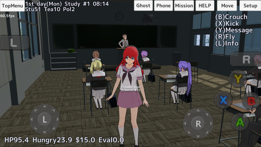 校园女生模拟器mod版最新衣服版(SchoolGirls Simulator)