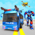 变形警车机器人(Police Bus Robot 2020)