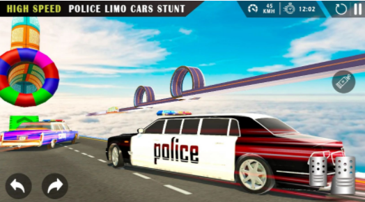  超长豪华警车赛车(Mega Ramp Police Limousine)