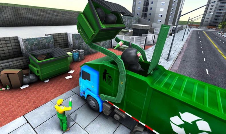垃圾车真实驾驶模拟器(Road Sweeper Garbage Truck Sim)