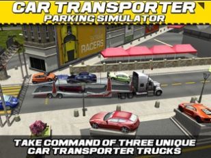 汽车运输卡车停车场(Parking Car Transport Truck)
