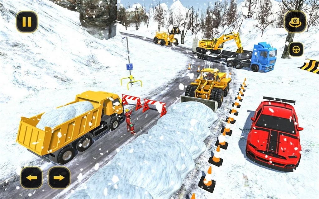 雪地货车模拟运输(Snow Excavator Rescue)