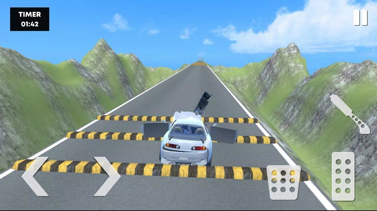 减速带模拟器(Car VS Speed Bump Car Crash)