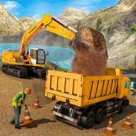 沙土挖掘机起重机运输车(Sand Excavator Offroad Crane Transporter)