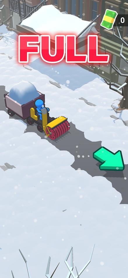 模拟铲雪机