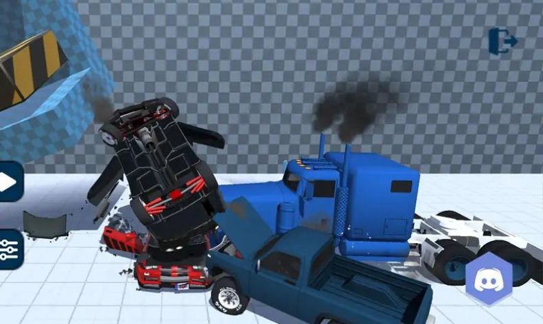 汽车撞击检测模拟器3D