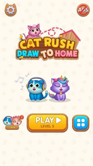 猫咪冲刺画线到家(Cat Rush - Draw to Home)
