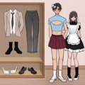 动漫女子学校装扮(Anime Girls School Dress Up)