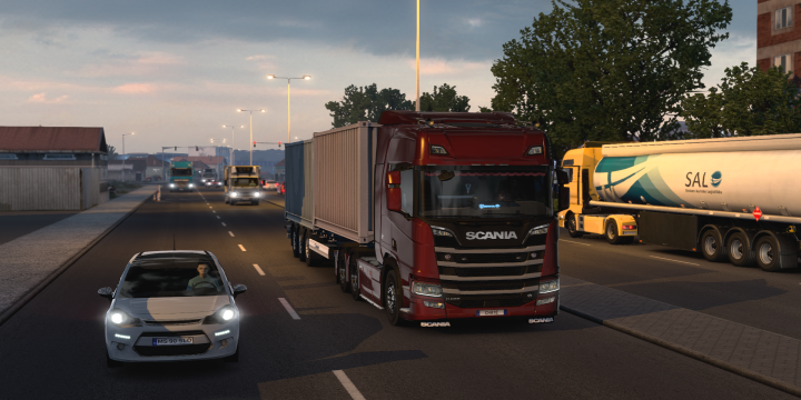 模拟驾驶货车游戏