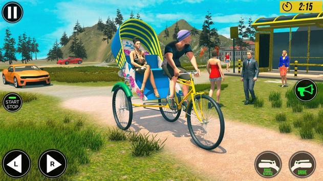 这儿自动人力车(Bicycle Tuk Tuk Auto Rickshaw : New Driving Games)