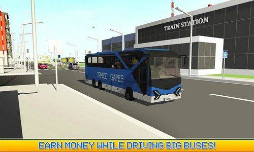 像素巴士司机(Blocky City Bus Driver SIM)
