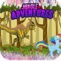 ҵСս(My Pony vs the dinosaur : jungle running adventure)