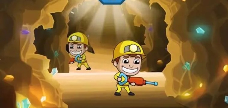 解压的矿工采矿游戏