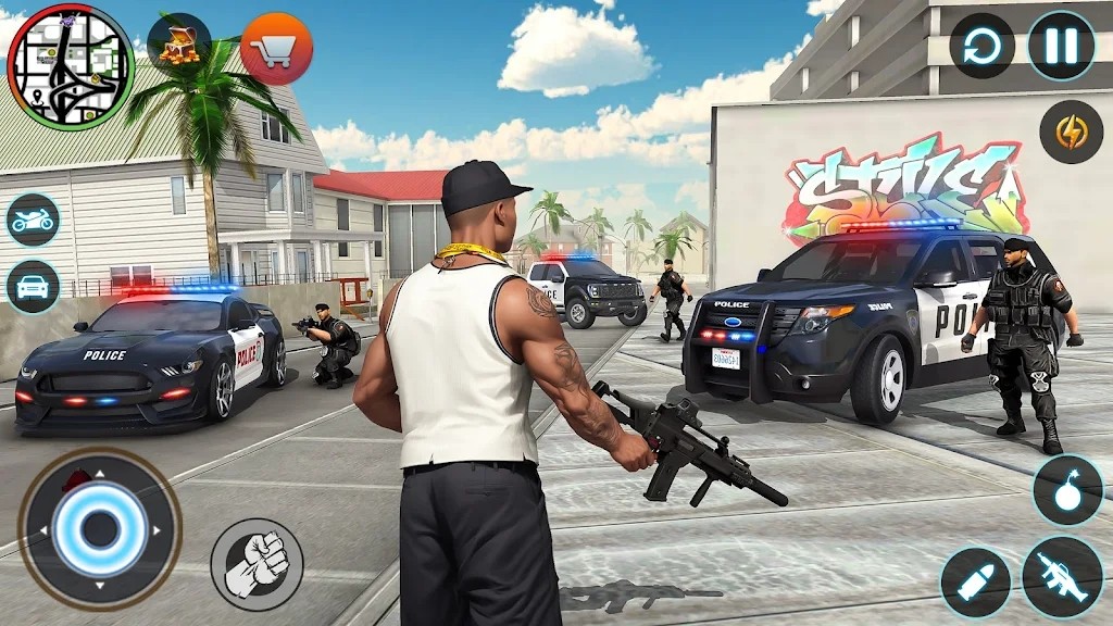 警车追逐小偷(Police Chase Car Thief Games)
