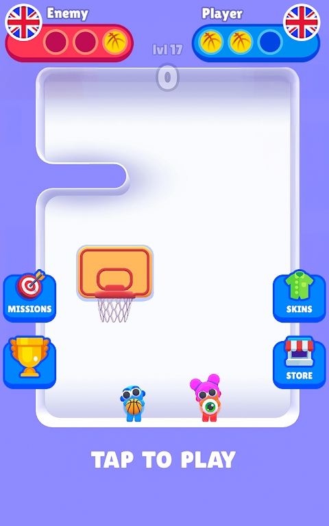 篮球大战重力射击(Basket War: Gravity Shot)