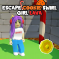 (Escape cookie swirl girl lava)